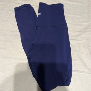 Purple lululemon align leggings, 25 inch